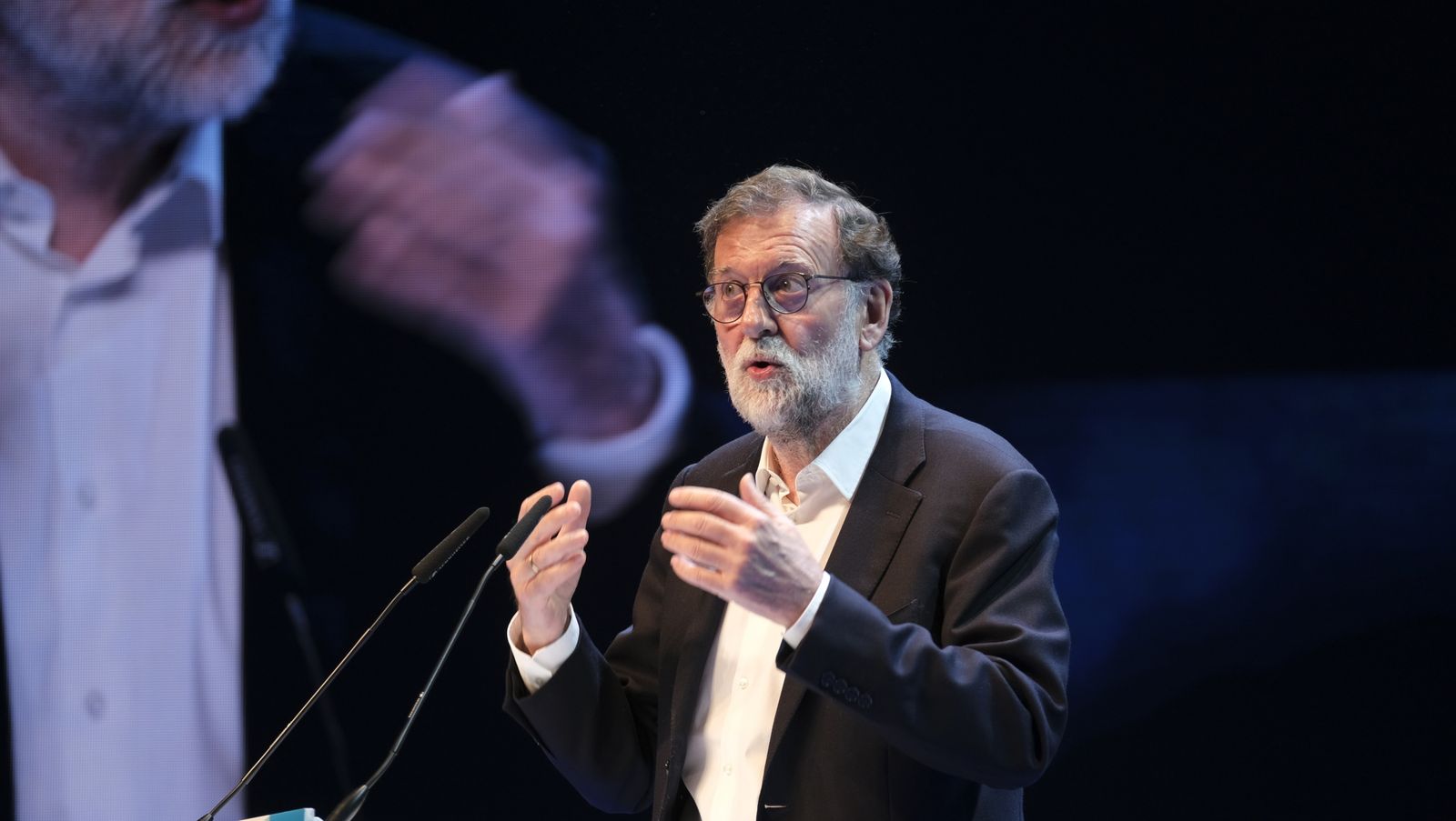 Imágenes de Rajoy apoyando la candidatura de Gabriel Amat a la Alcaldía de Roquetas de Mar