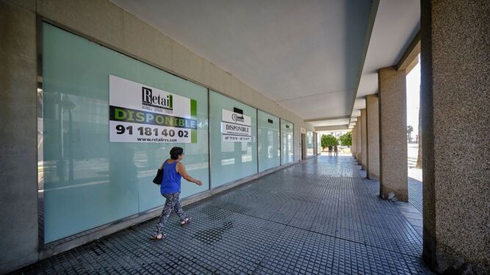 El local de la Avenida de las Cortes que se convertirá en gimnasio.