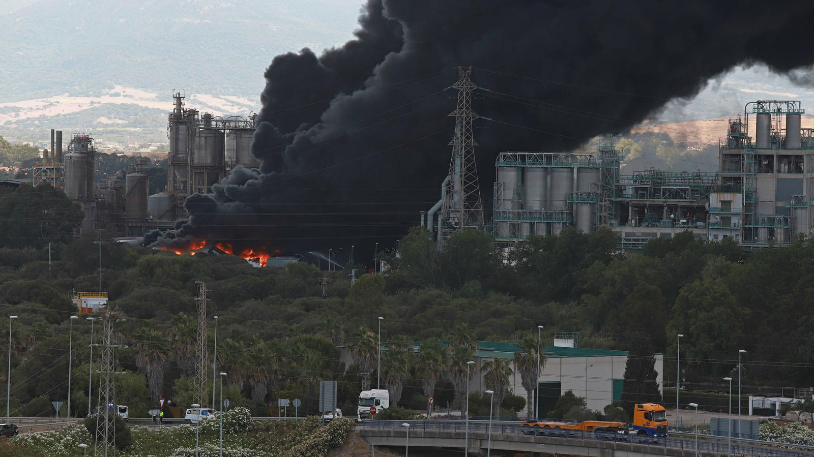 Incendio en Indorama.