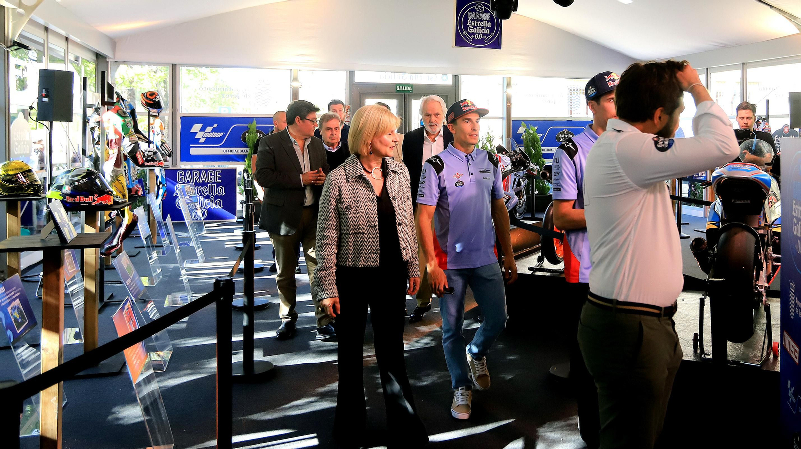 Marc y Alex Márquez inauguran 'Garage 93' en Jerez