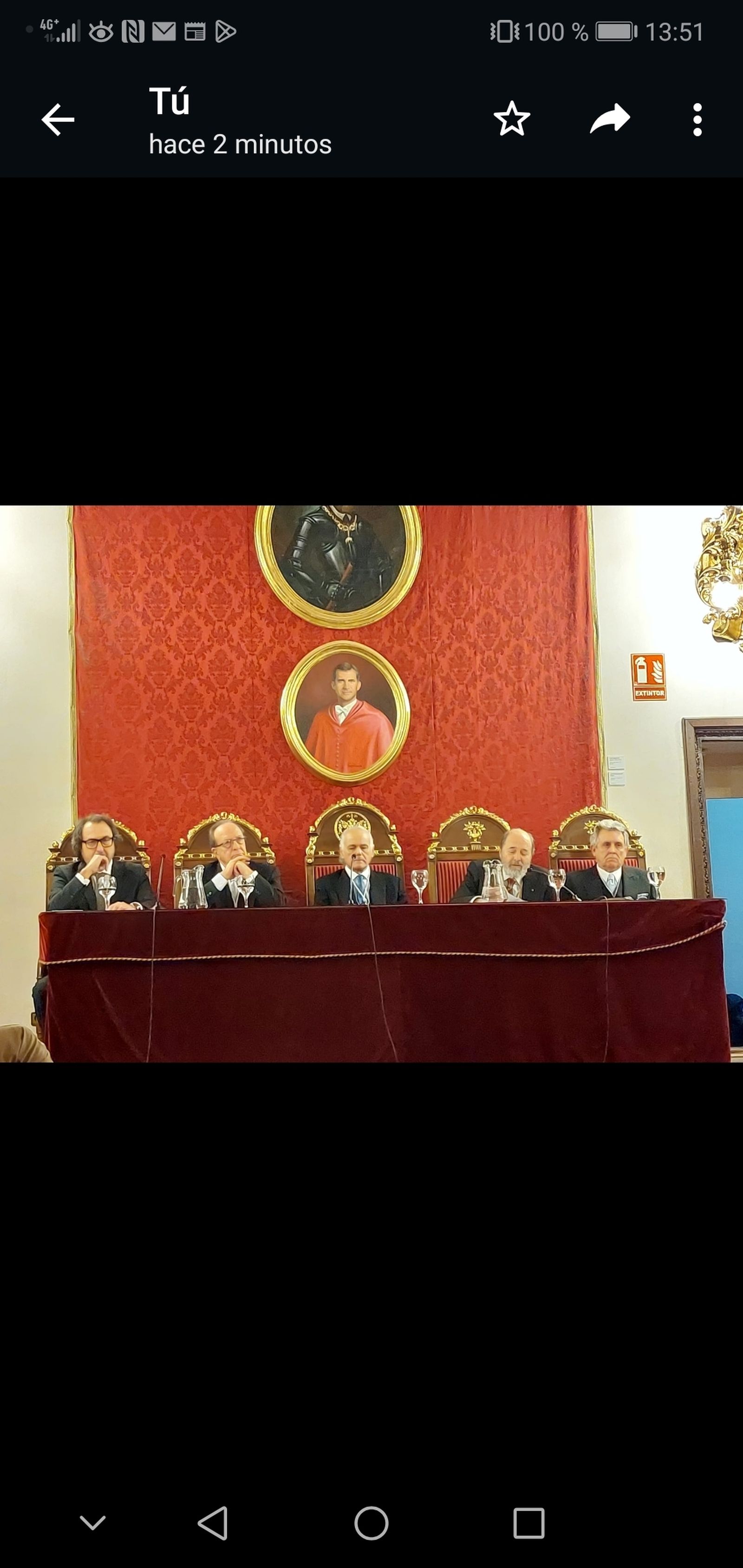 Acto de homenaje celebrado el lunes en el Paraninfo de la Facultad de Derecho.