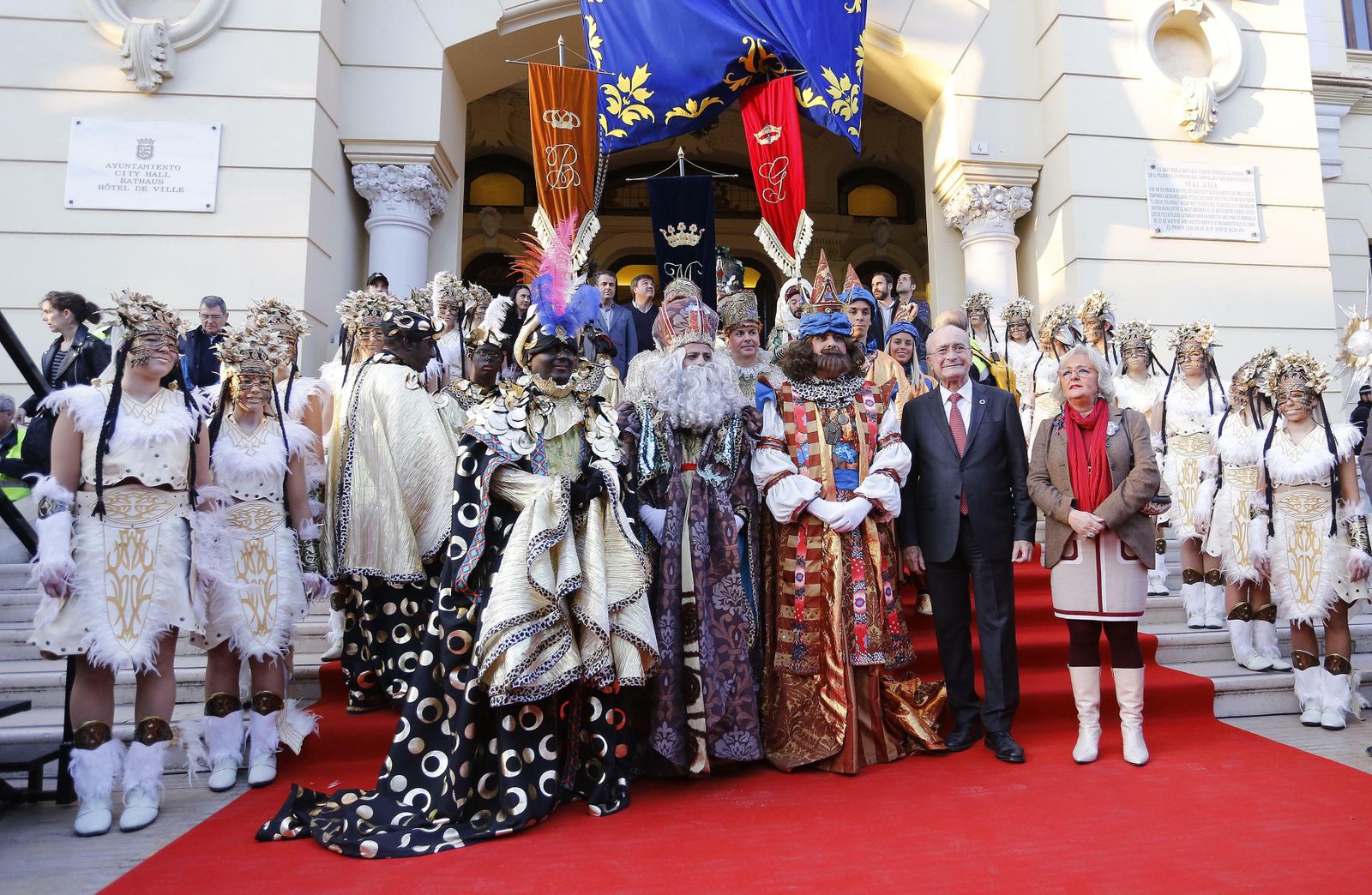 Fotos de la Cabalgata de Reyes Magos en Málaga 2020