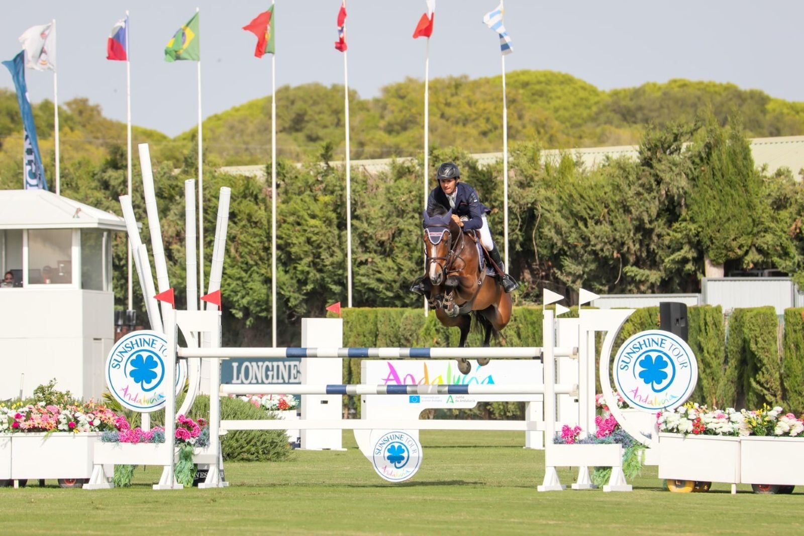 Kevin González, en plena ejecución de un ejercicio.