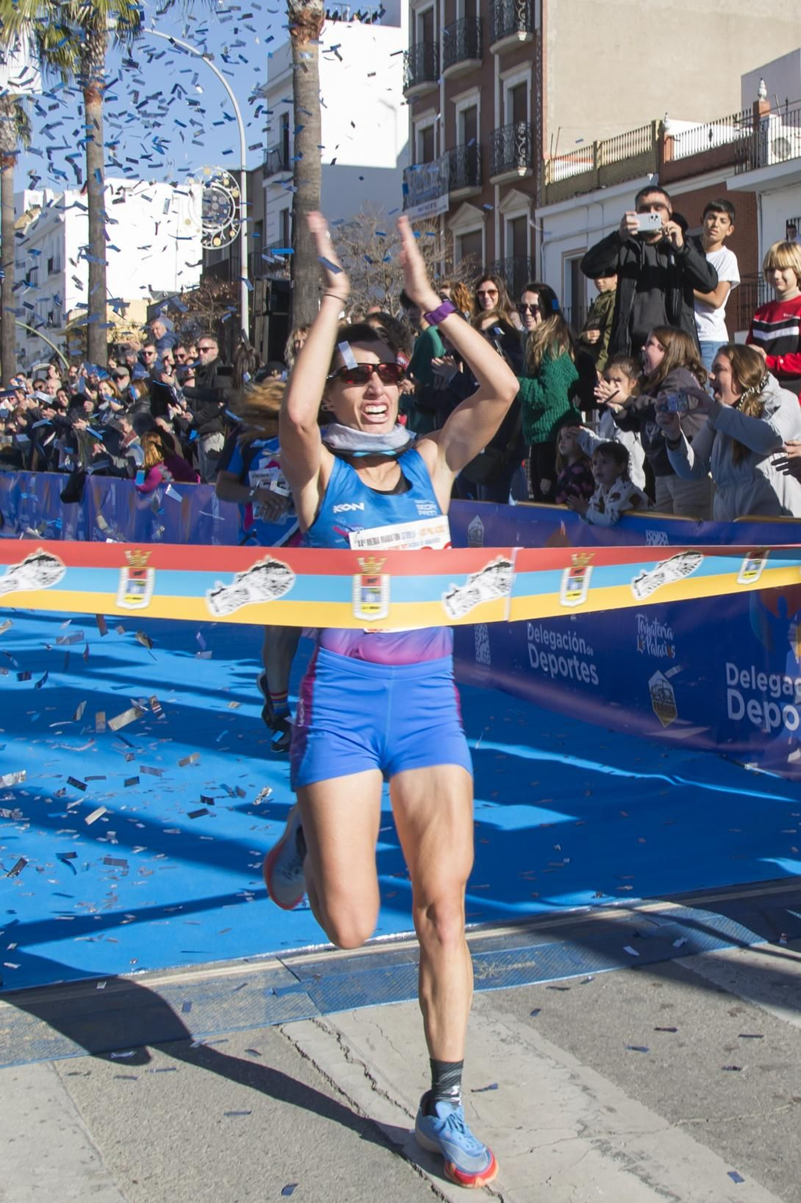 La gaditana Tamara Pérez, ganadora de la prueba en categoría femenina.