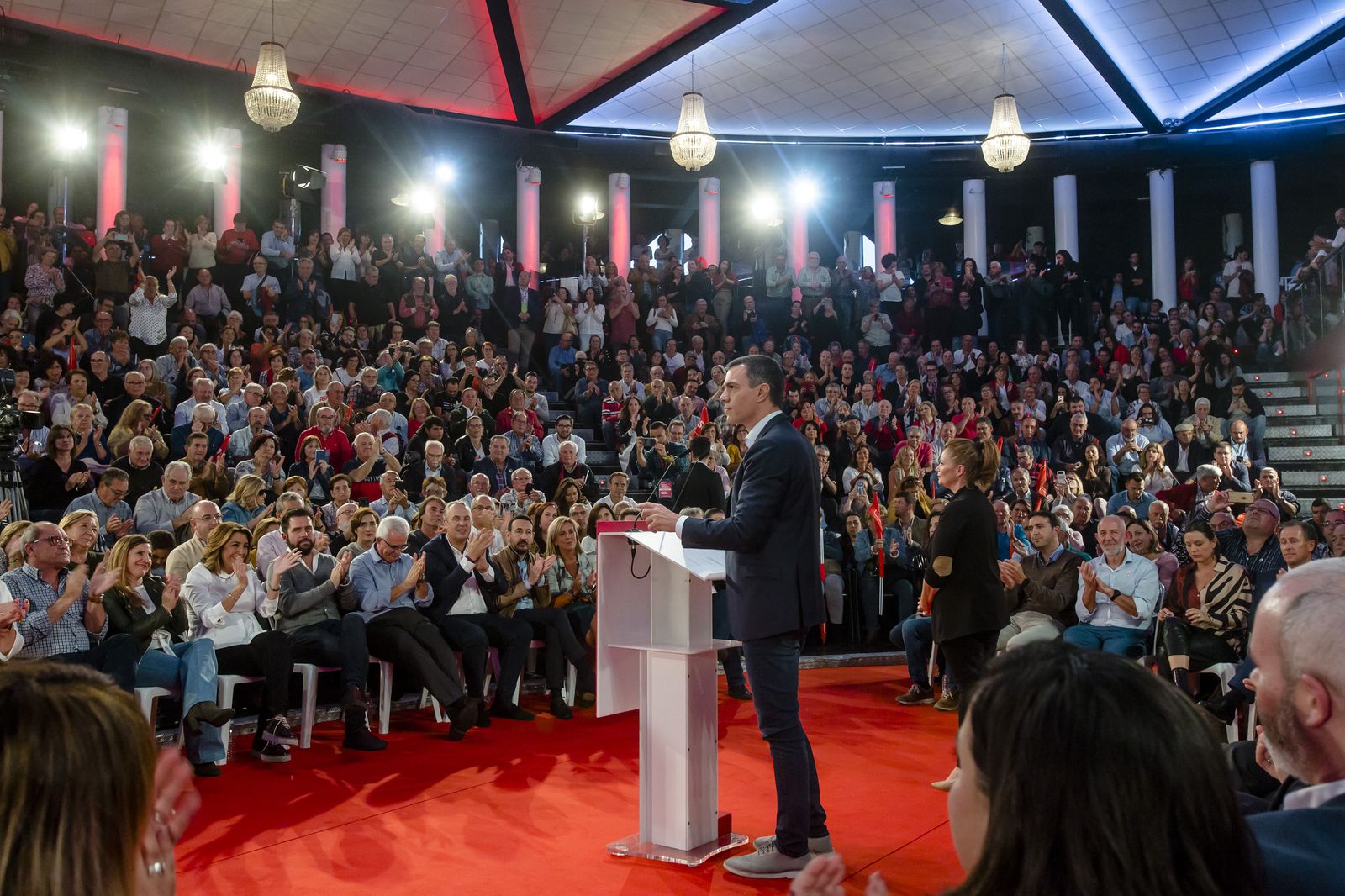 Imágenes del mitin del PSOE en Cádiz