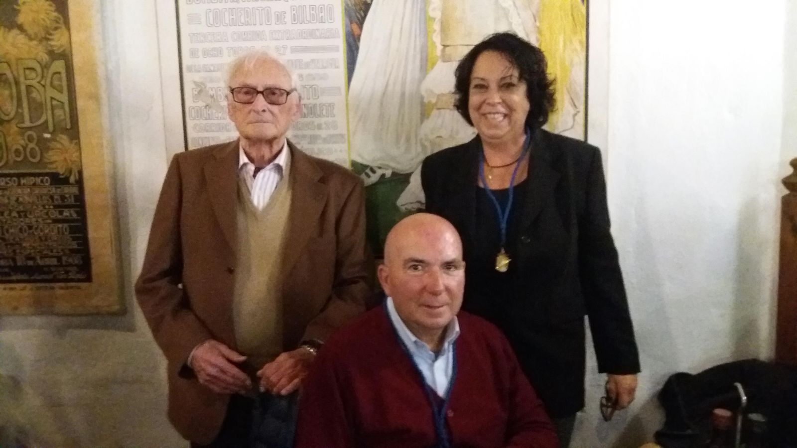 Guillermo Jiménez, José Antonio Frías y Ana Tere Vázquez.