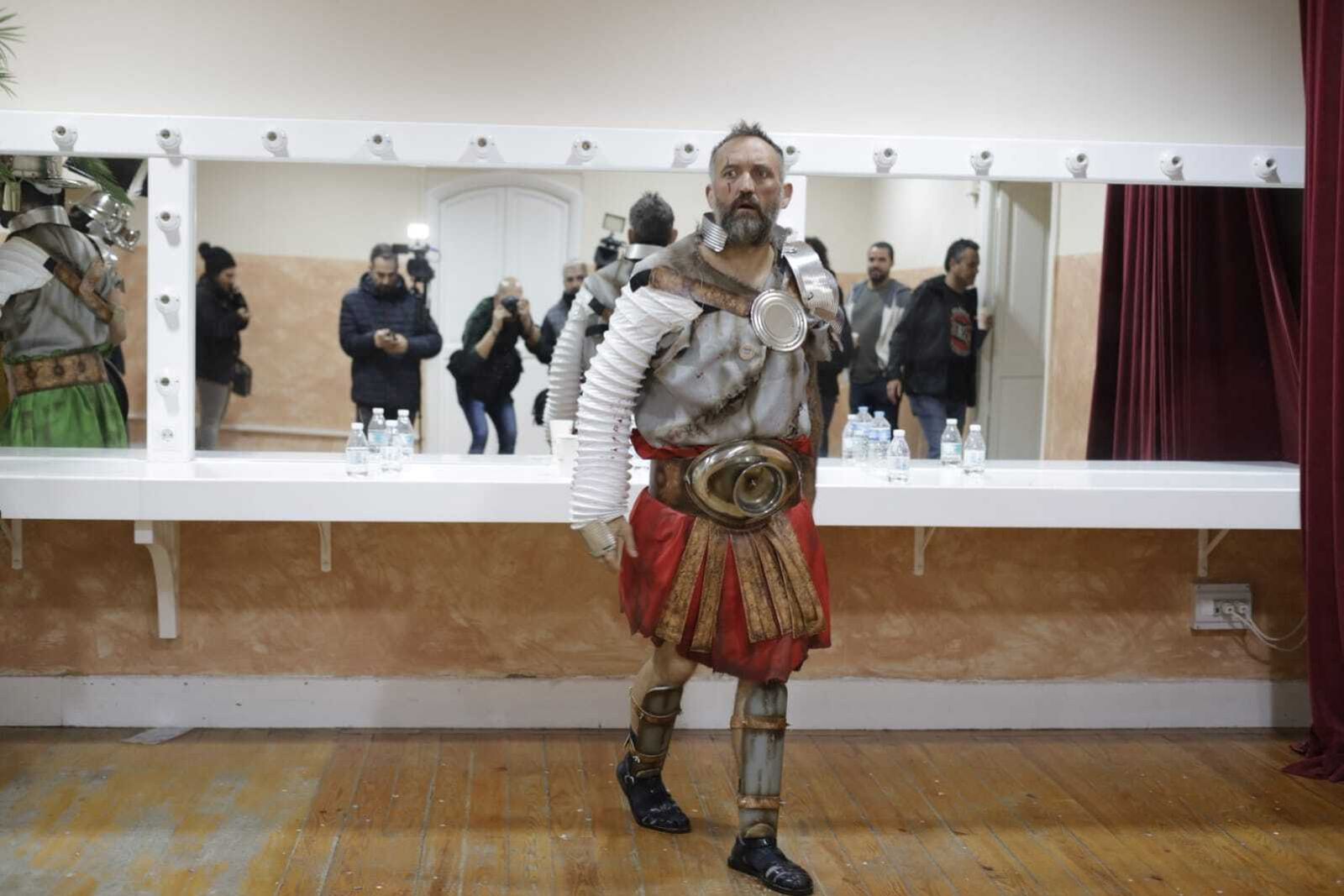 Cuarteto 'Escuela taller de gladiadores El Pópulo'.