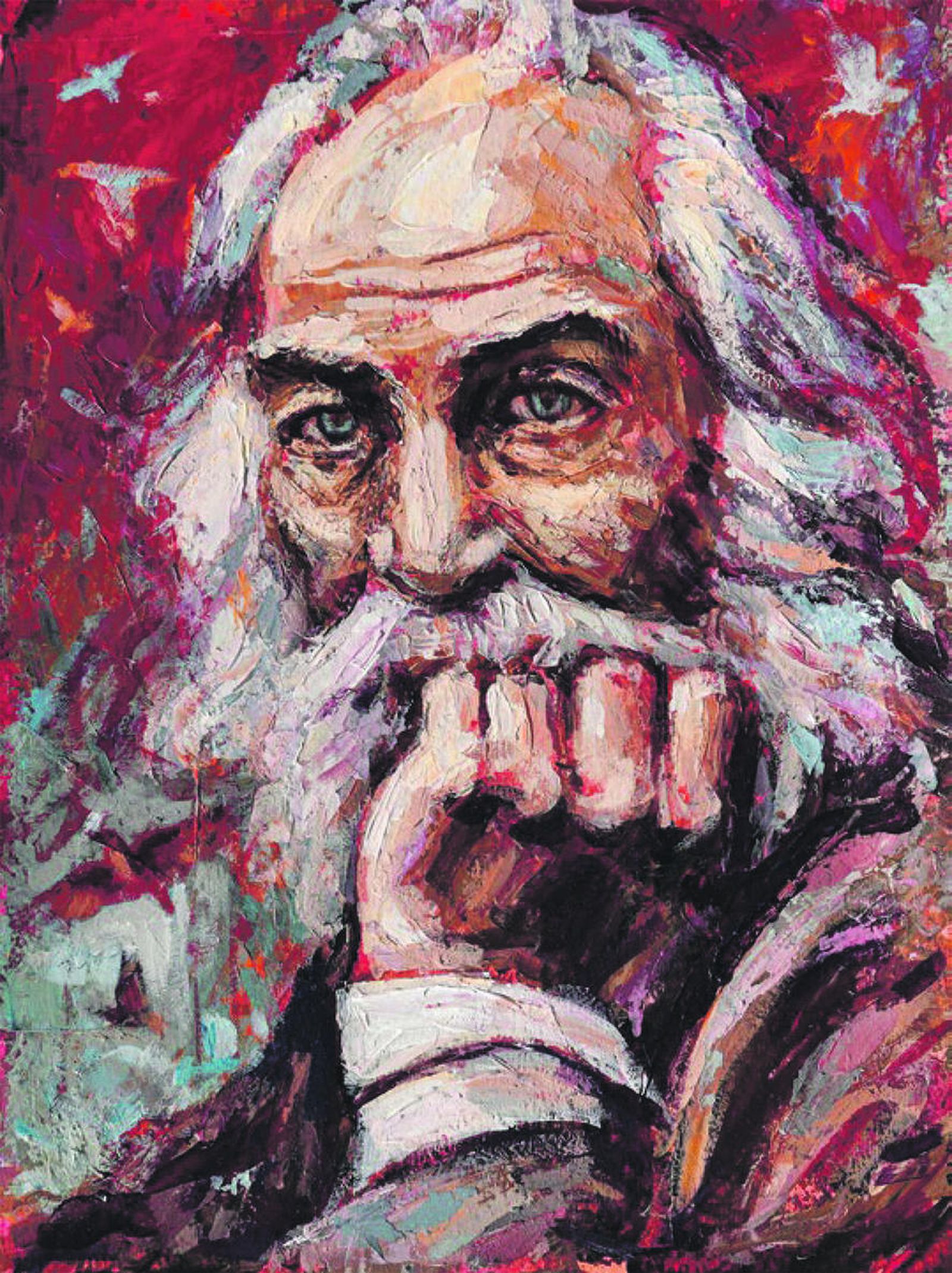 Una ilustración de Michel Moro para el libro de Whitman.