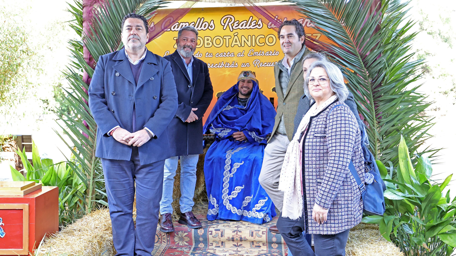 Asad recibe a los niños en el Zoo de Jerez