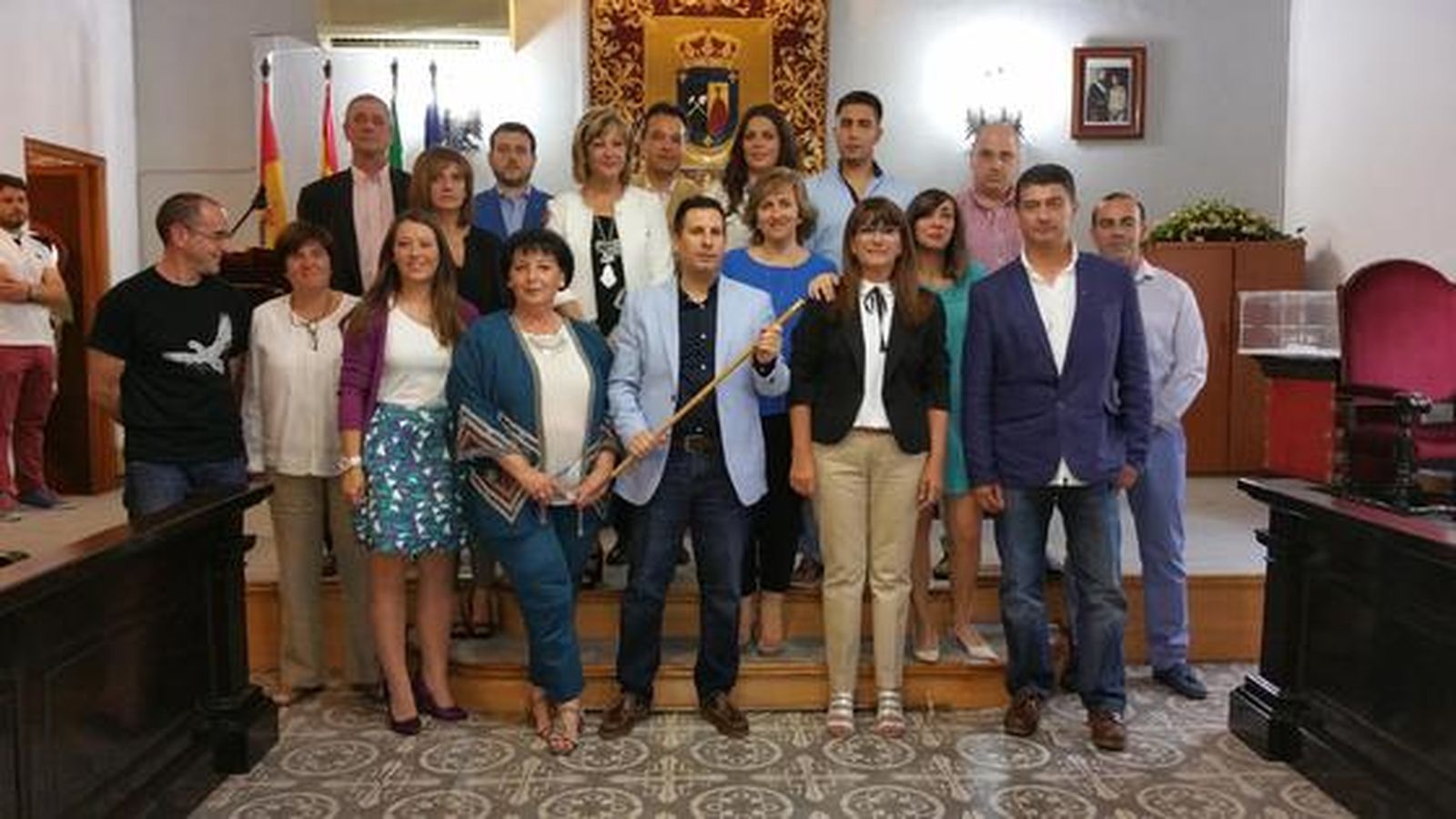 José Ignacio Expósito (PSOE), nuevo alcalde de Peñarroya-Pueblonuevo. Foto: Ernesto Mauriz