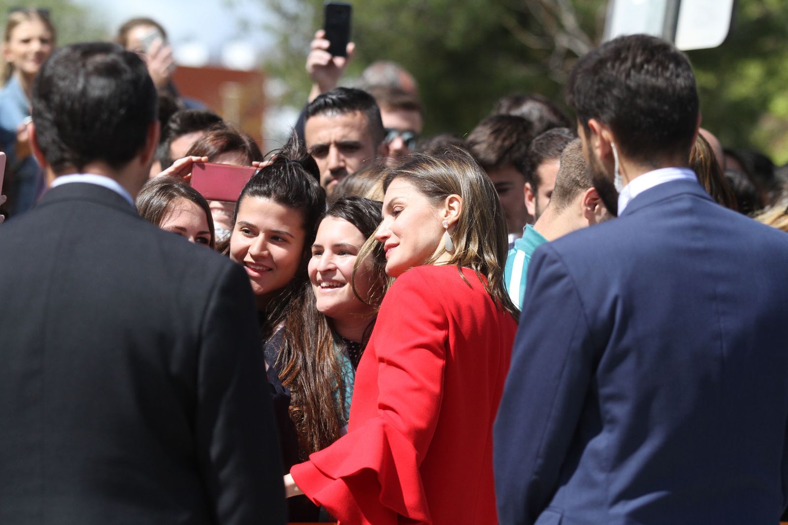 Imágenes de la visita de la reina Letizia a Huelva