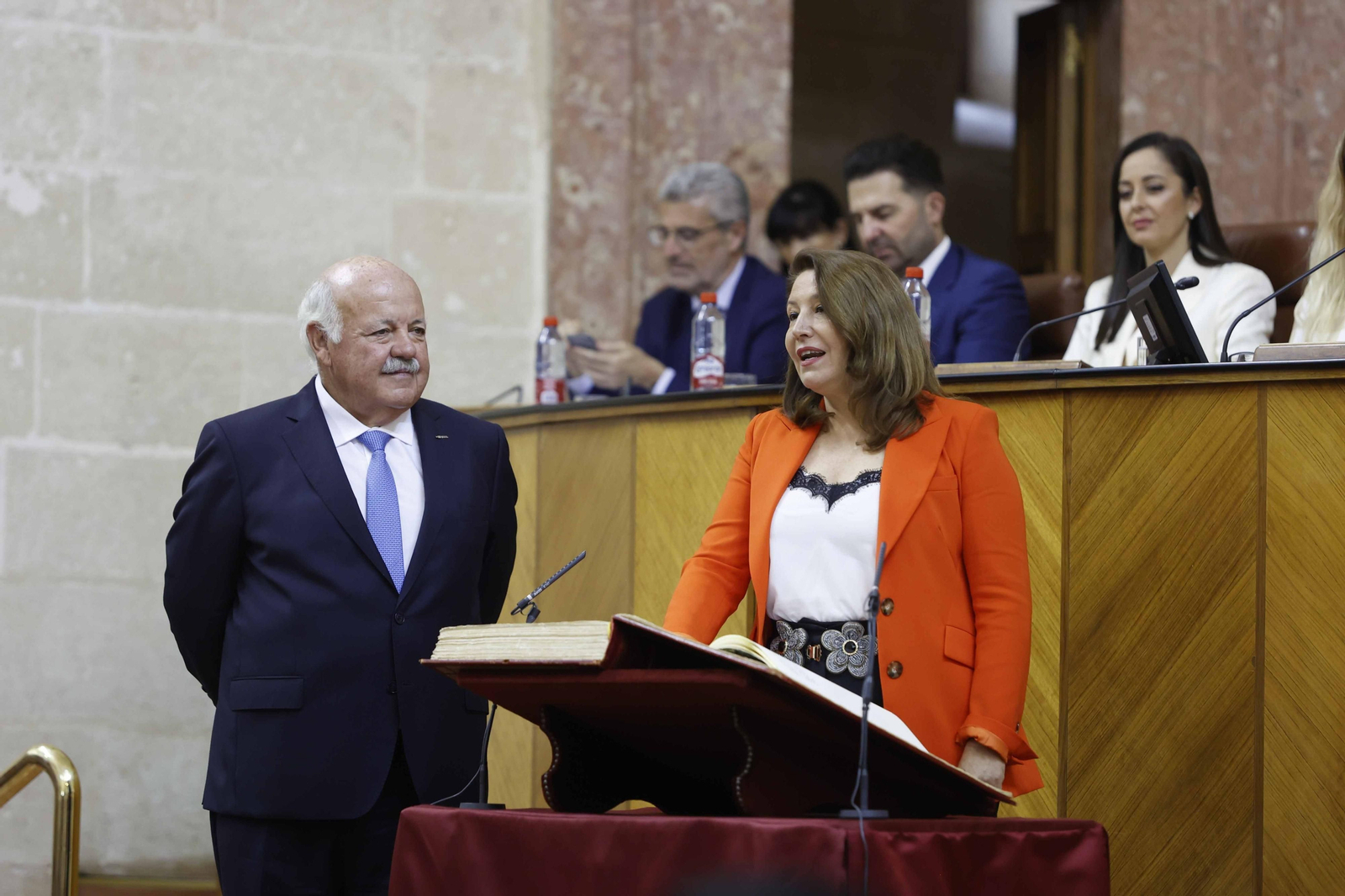 La constitución del Parlamento andaluz, todas las imágenes