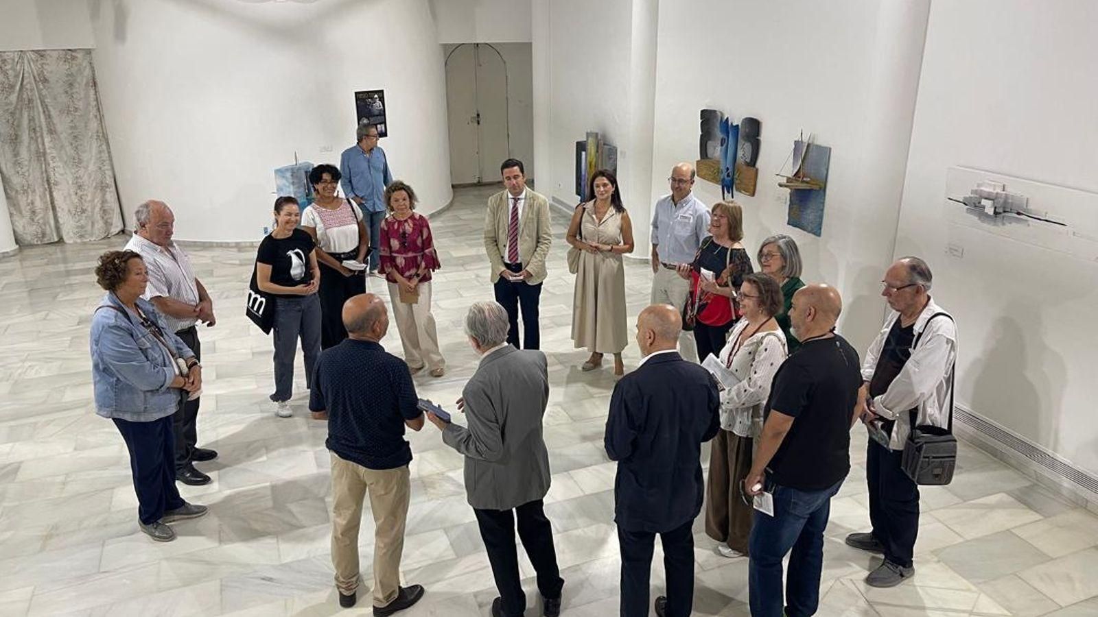 Inauguración de las exposiciones en la Casa Colón.