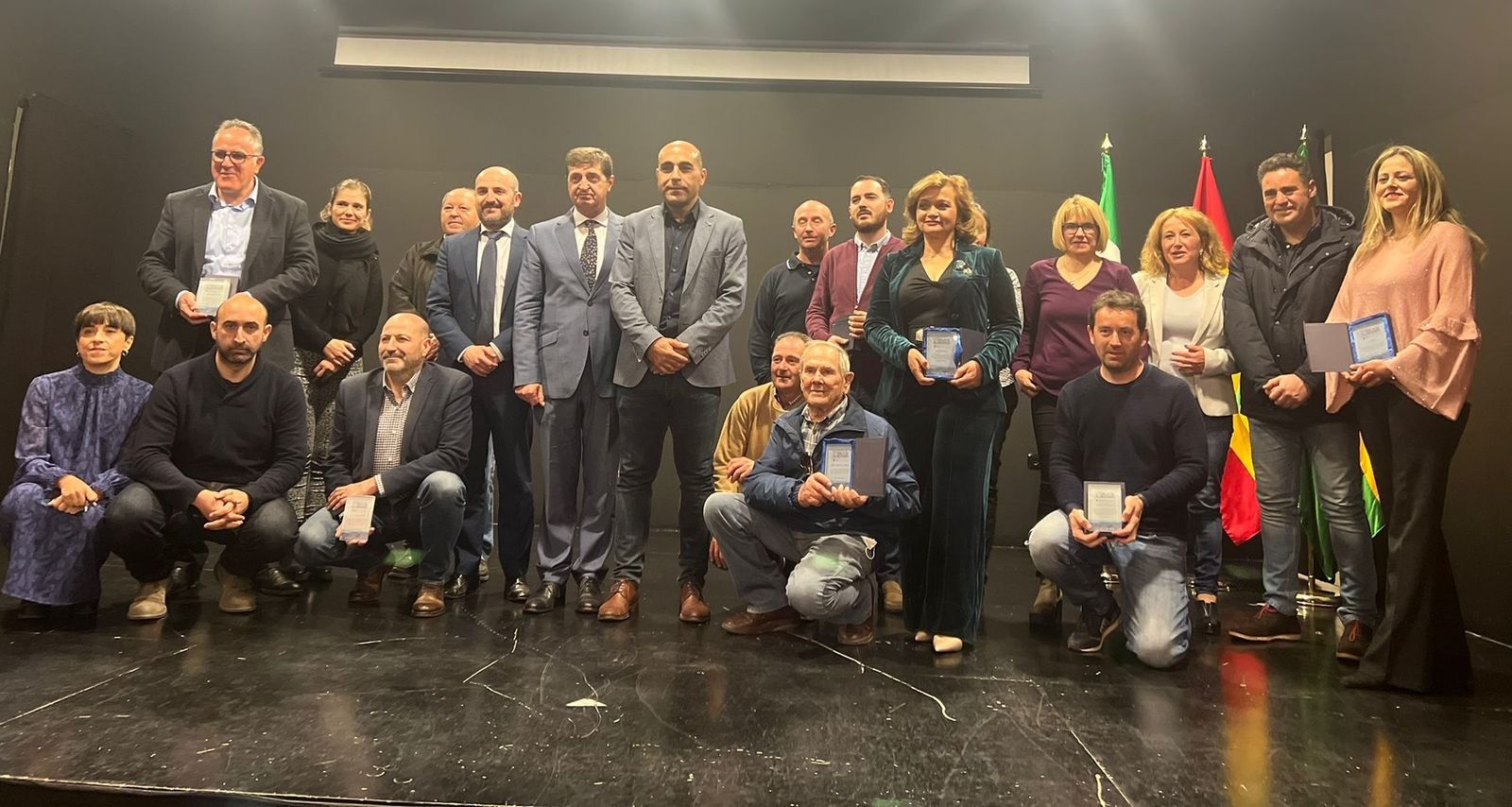 Premiados en la gala.