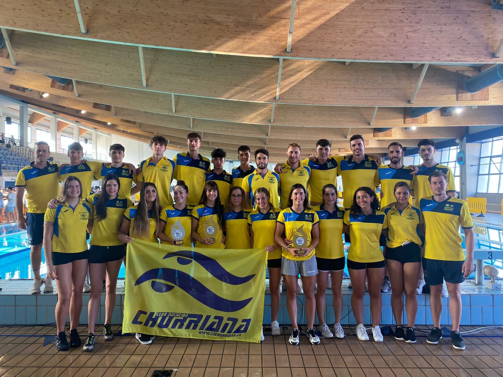 Estos fueron los nadadores del CN Churriana que tan buenos resultados cosecharon.