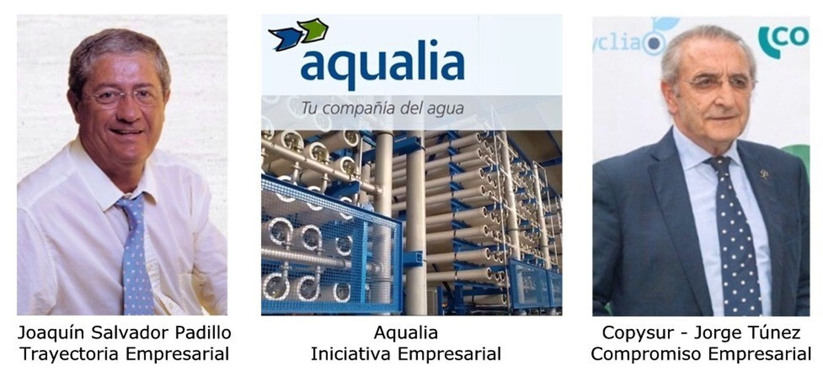 Joaquín Salvador, Aqualia y Copysur, Premios Asempal 2021