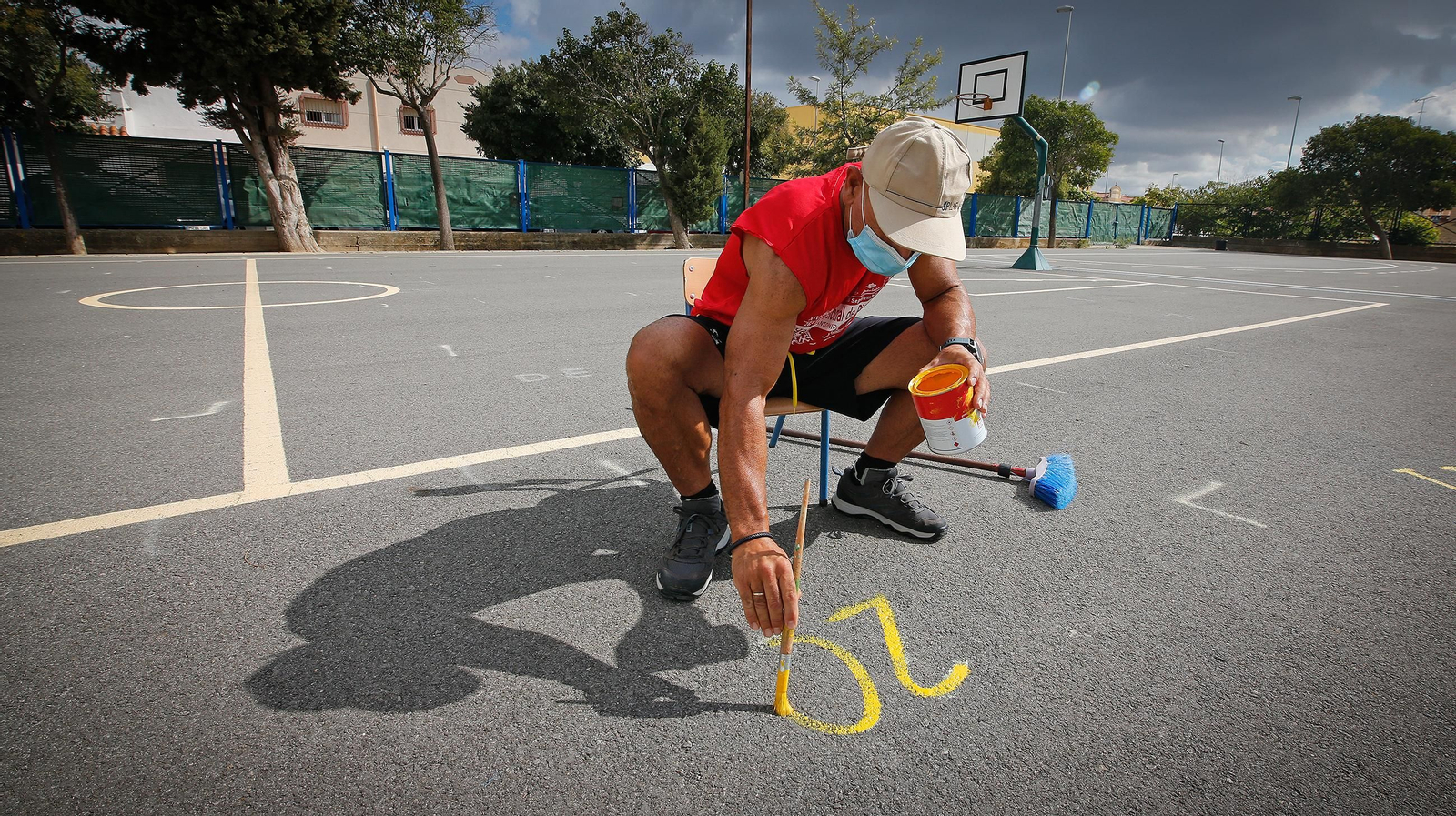 Preparados para el inicio de curso en el CEIP Ciudad de Jerez