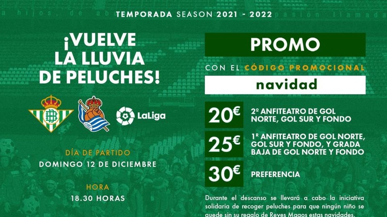 Imagen del cartel promocional de las entradas.