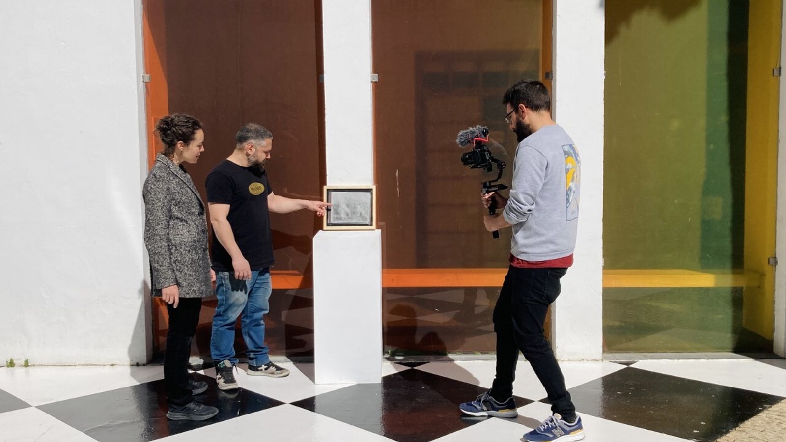 Laura Corvasí, Joaquín Paredes y Alejandro Talaverón.