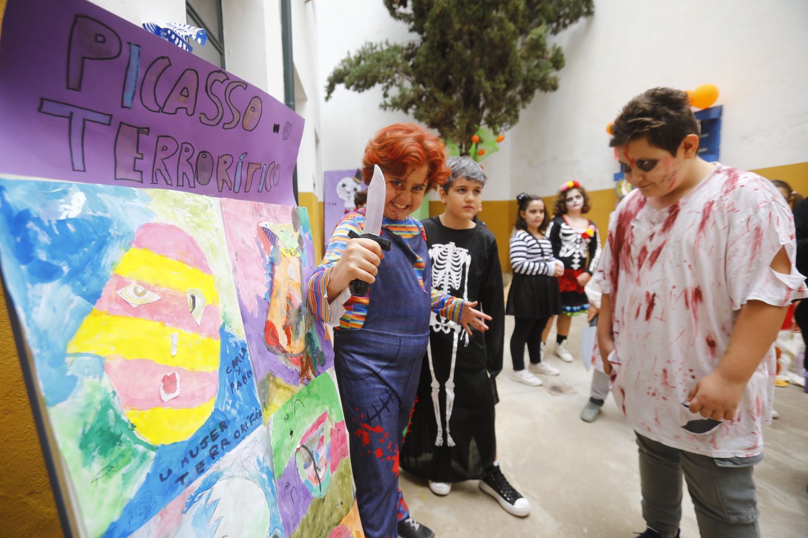 La fiesta de Halloween del colegio San Lorenzo, en imágenes