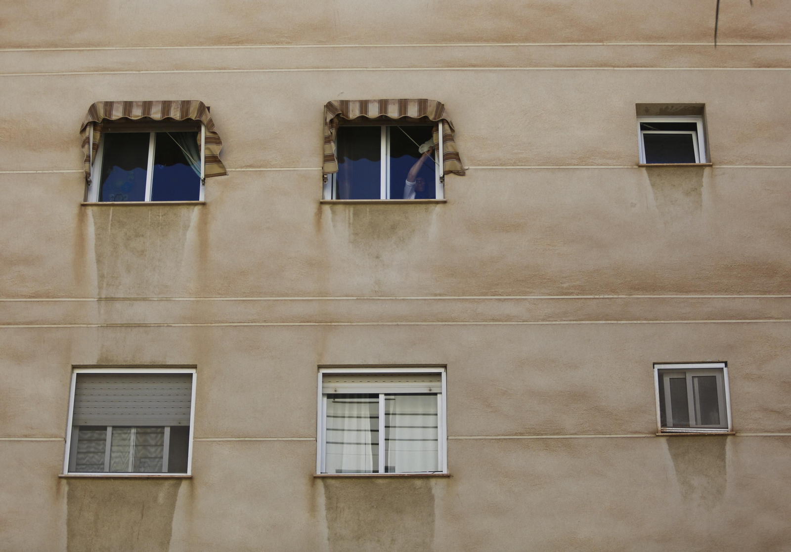 Así están los edificios de Málaga un mes después de la calima