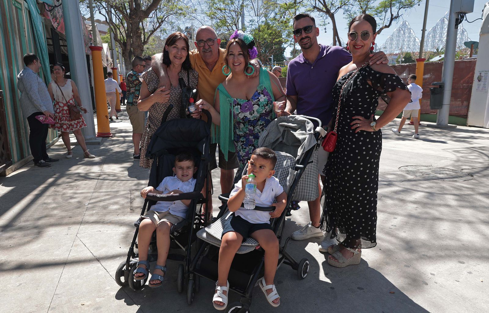 Fotos del Domingo por Sevillanas en la Feria Real de Algeciras 2024