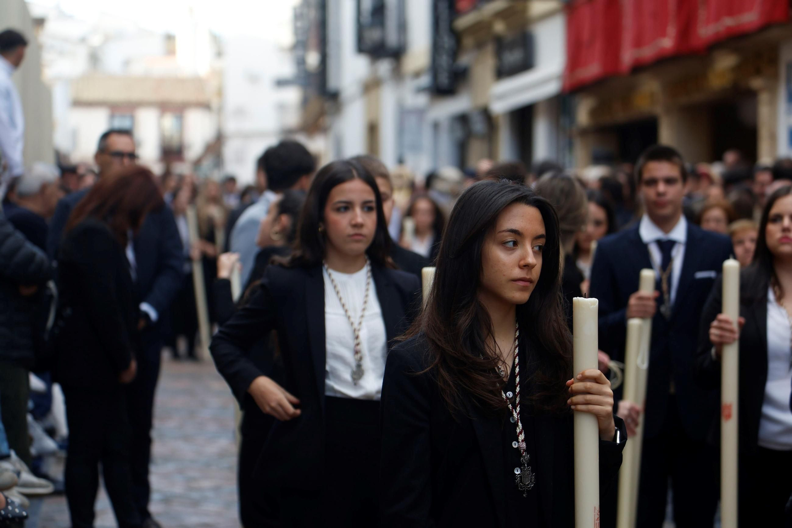 El traslado de la Merced en este Sábado Santo de Córdoba, en imágenes