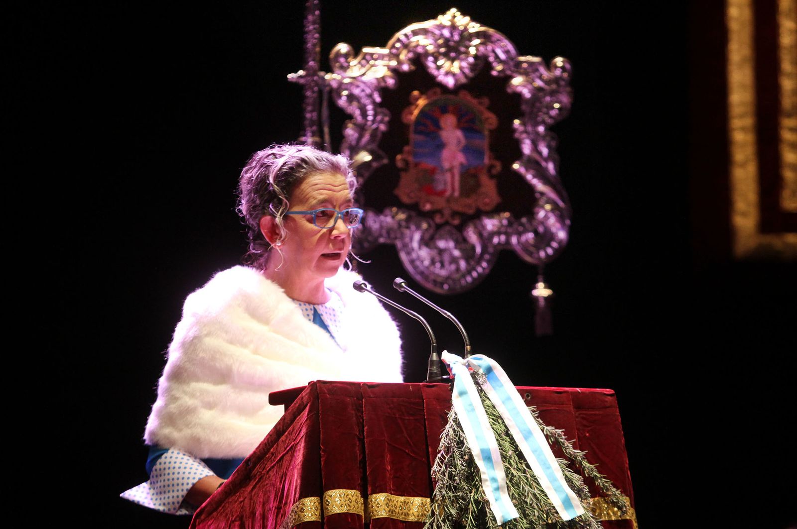 María de la O Luengo pregona a San Sebastián, en imágenes