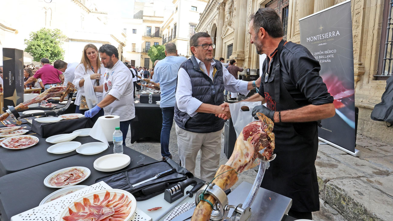Cortadores de Jamón a benefício de los Reyes Magos de Jerez