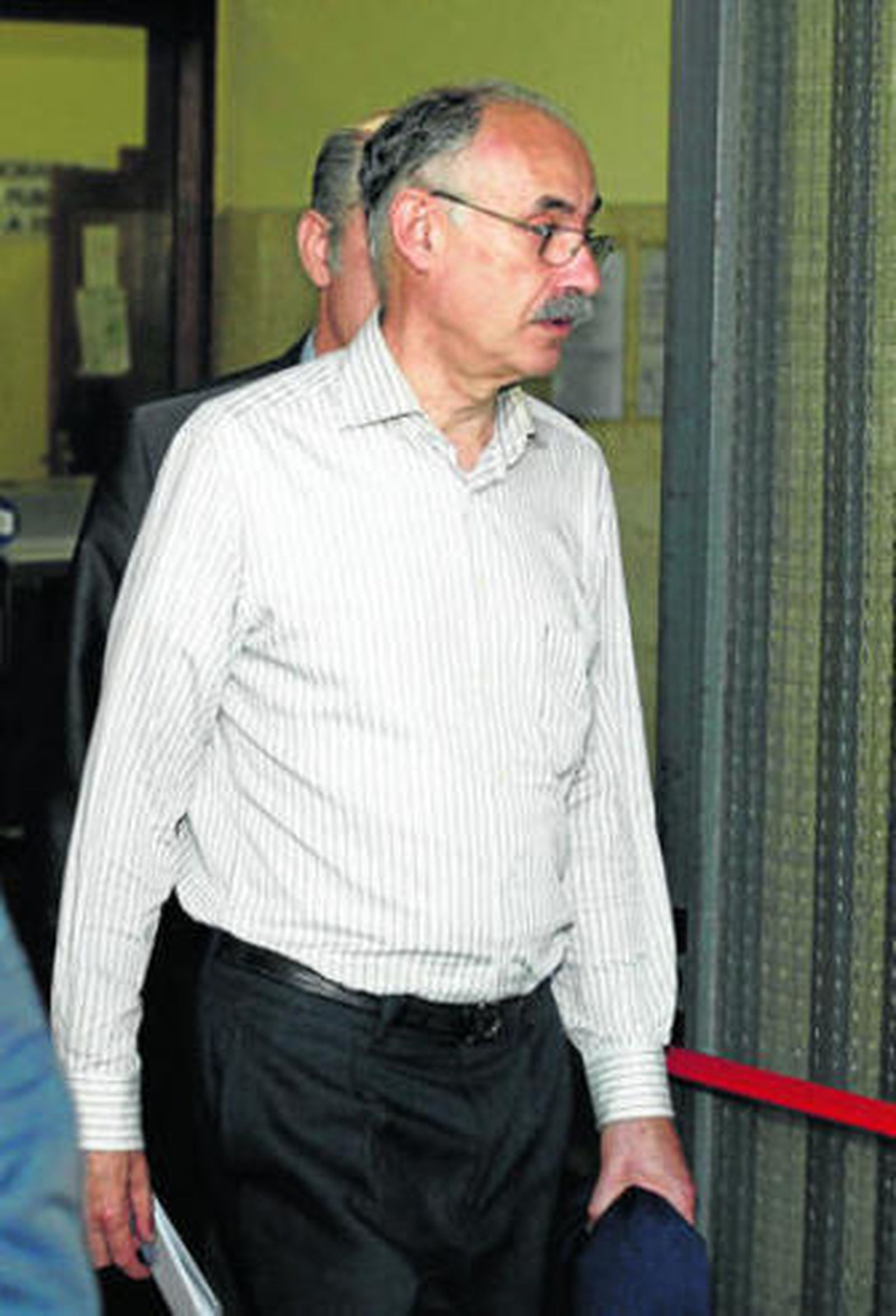 Justo Mañas, en los juzgados de Sevilla en abril de 2015.