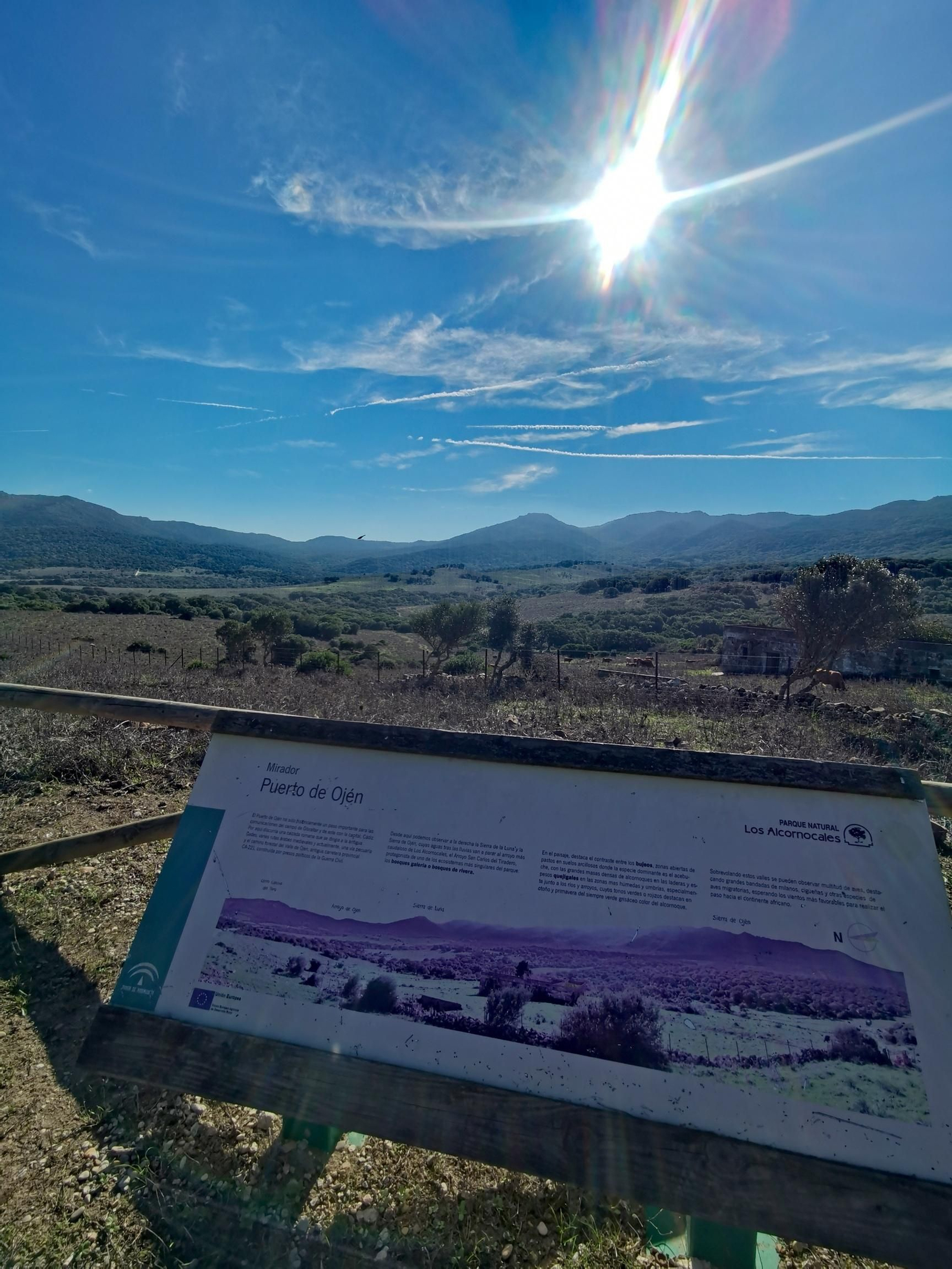 Puerto de Ojén. Al fondo, Sierra Luna y los puertos Puerto de Ojén. Al fondo, Sierra Luna y los puertos