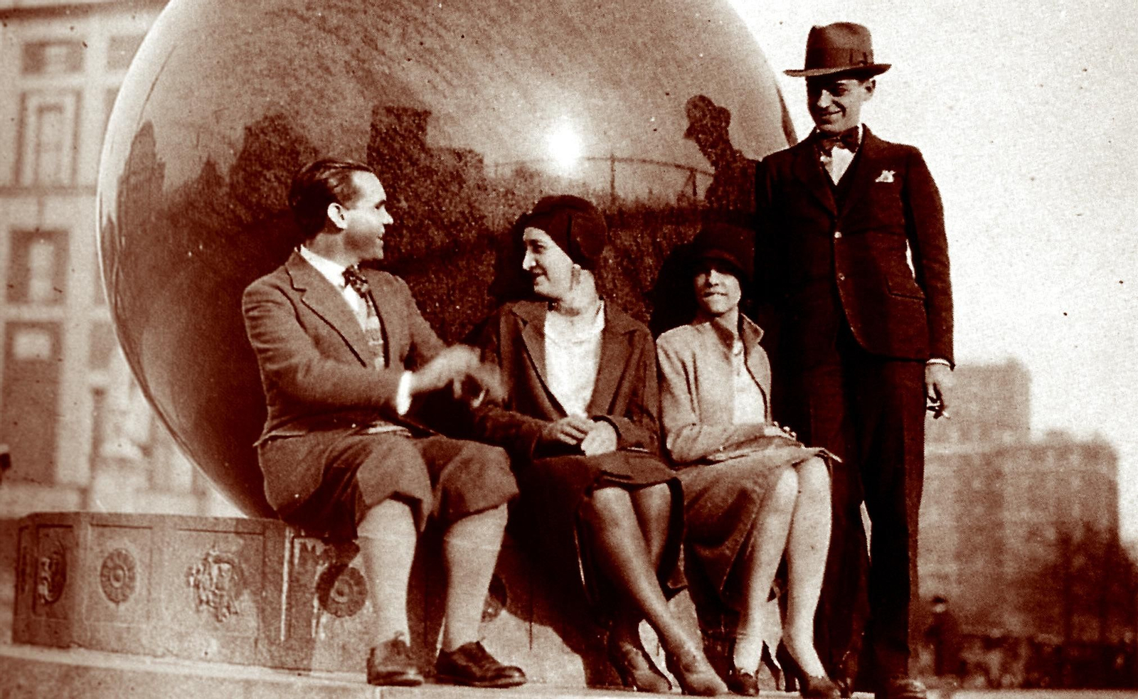 Una de las fotografías conservadas de Federico García Lorca en Nueva York