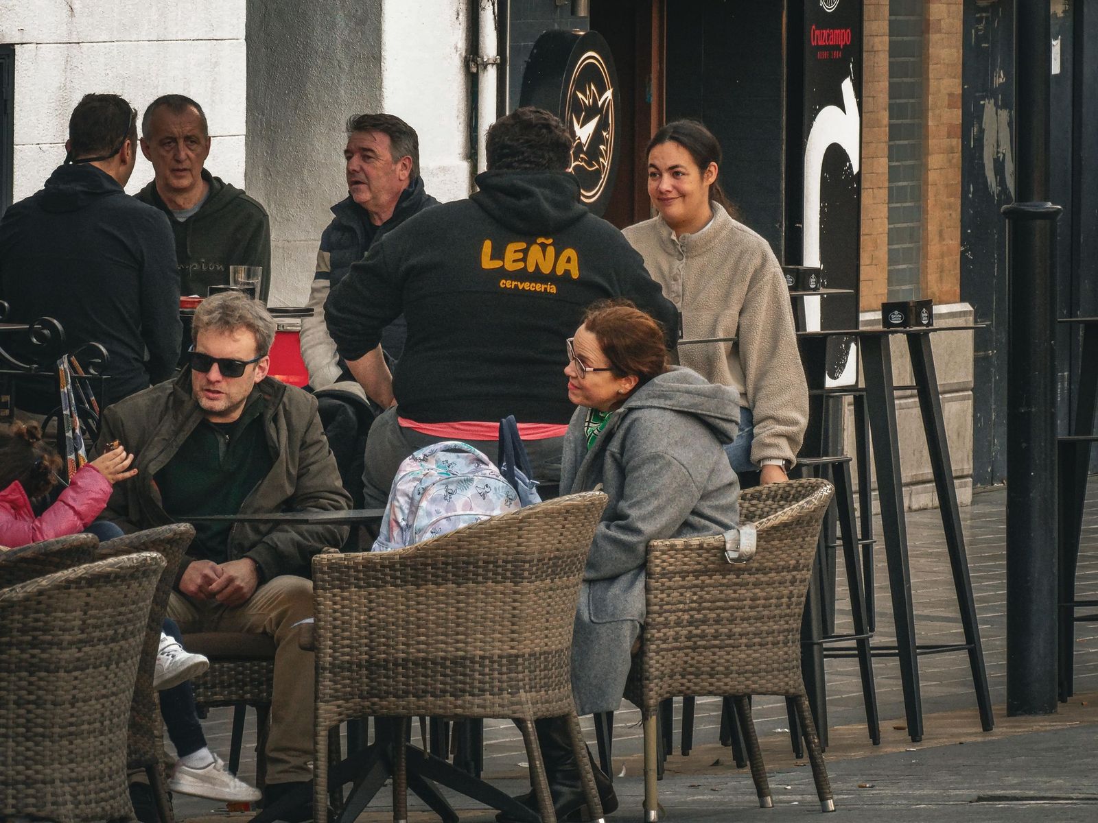 Ambiente en las calles del centro, en fotos