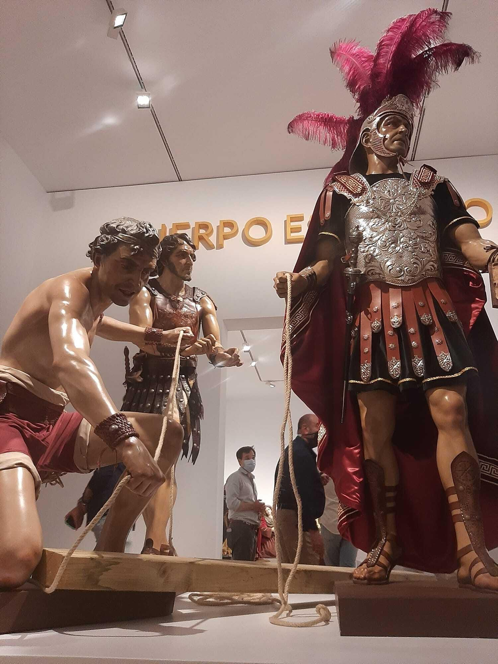 Grupo escultórico del futuro tercer paso de La Zamarrilla de Málaga.