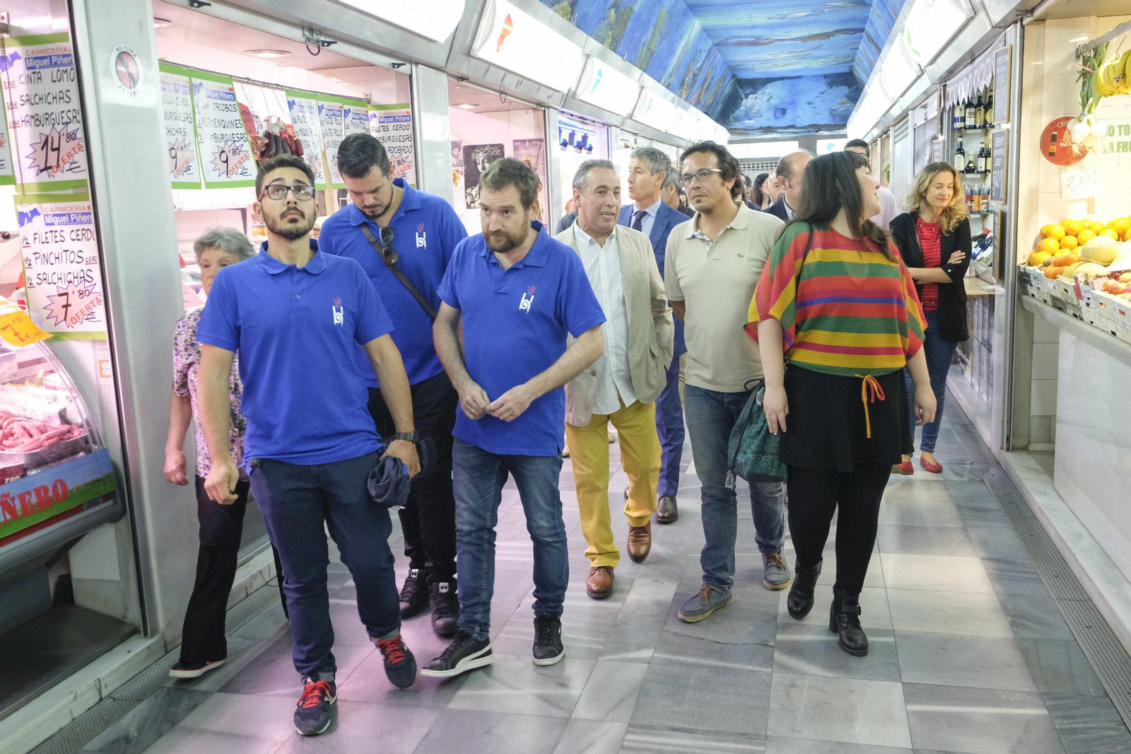 Inaugurada la nueva decoración del mercado Virgen del Rosario