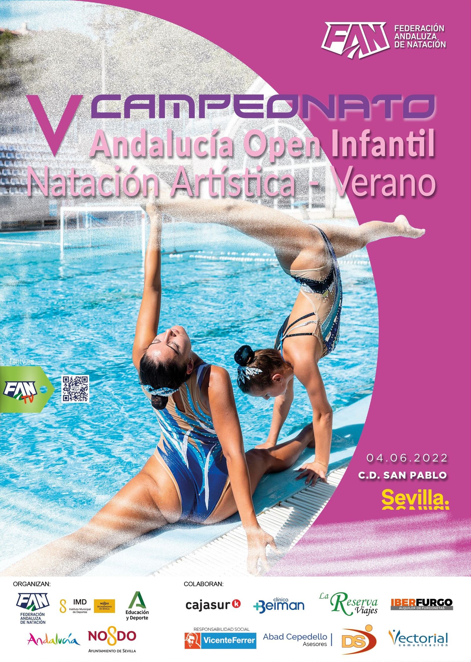 Cartel del Campeonato Andalucía Open Infantil.