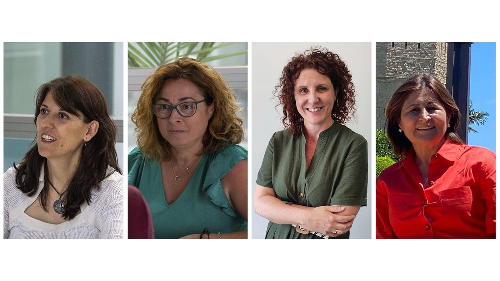 María Ángeles Vera Díaz, Carmen Muro Pérez, Eva Soriano Pérez y Rosa Terrones.