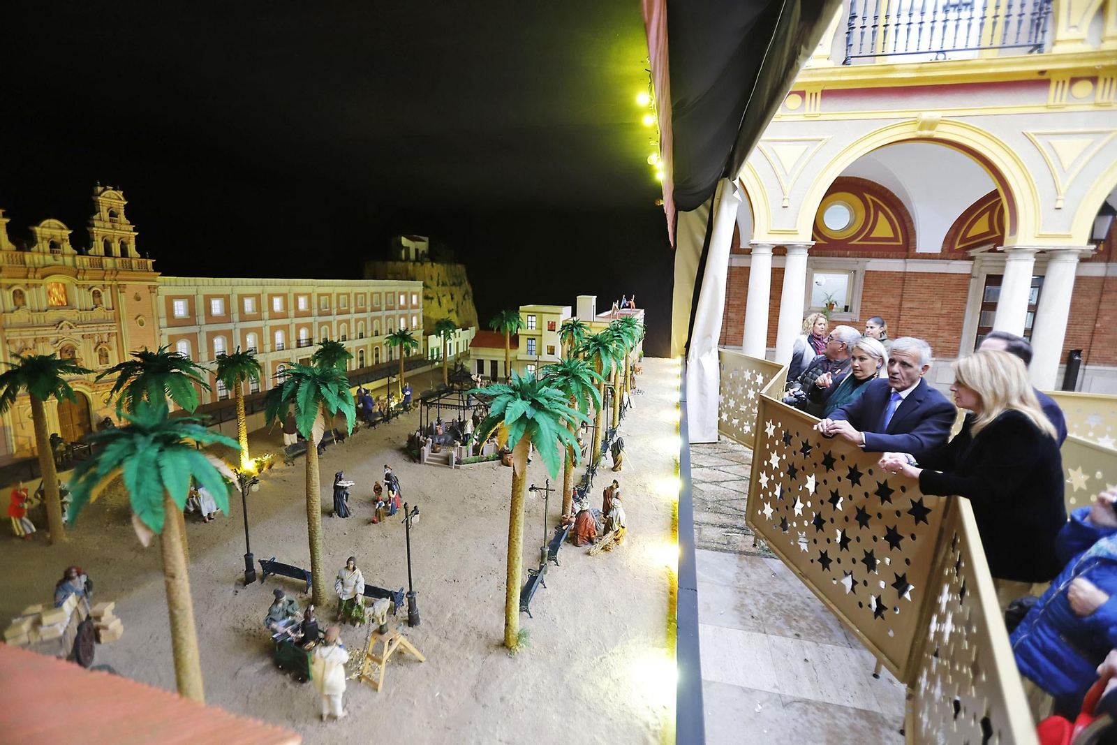 Imágenes del Belén del Ayuntamiento de Huelva