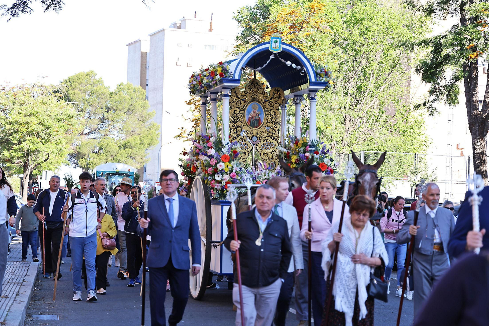 Imágenes de la salida de la Hermandad Ntra Sra de la Peña de Huelva