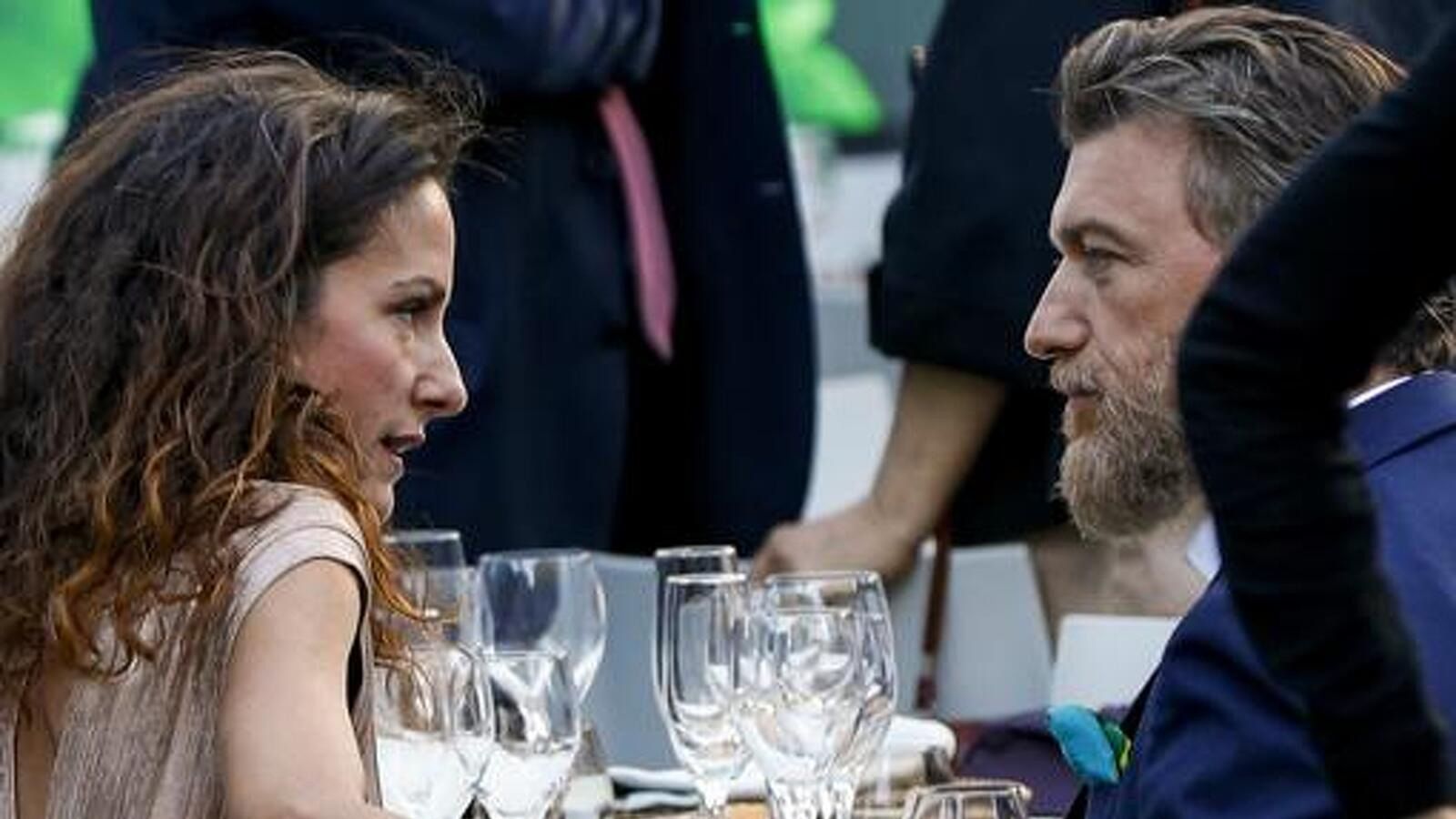 Telma y su novio, en una imagen de verano.