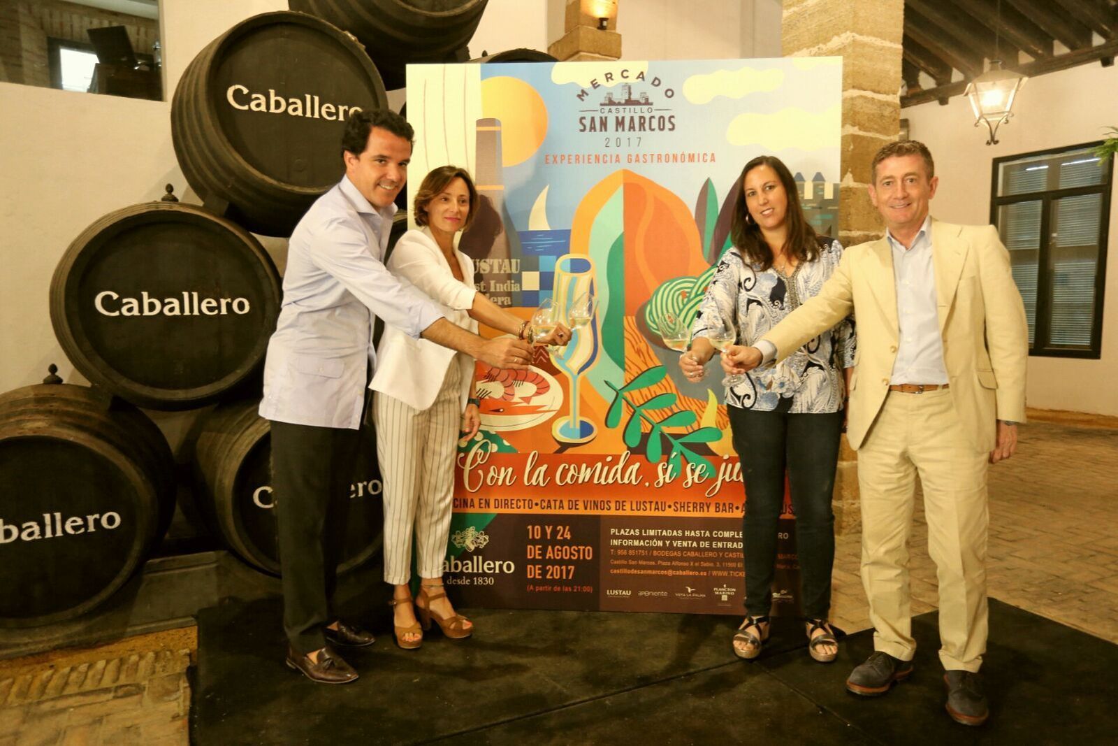 Juan Mateos, Marga Losada, Mª Eugenia Lara y Nuño Alonso, en la presentación.