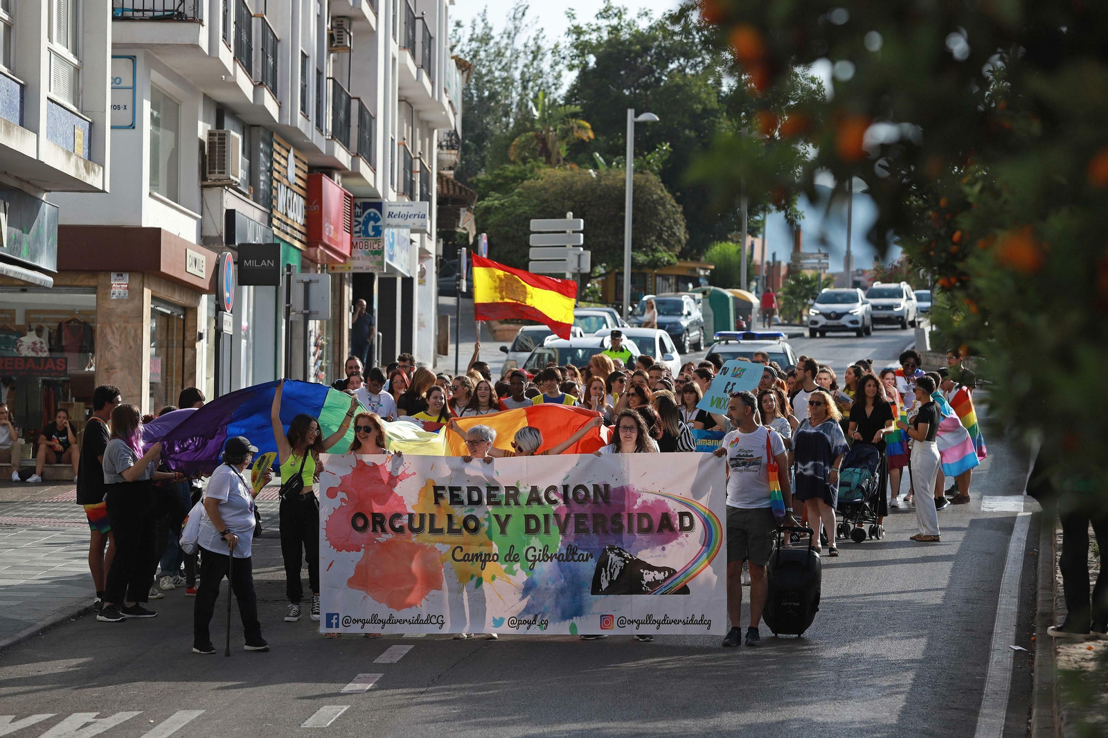 Manifestación por el día del Orgullo en Algeciras