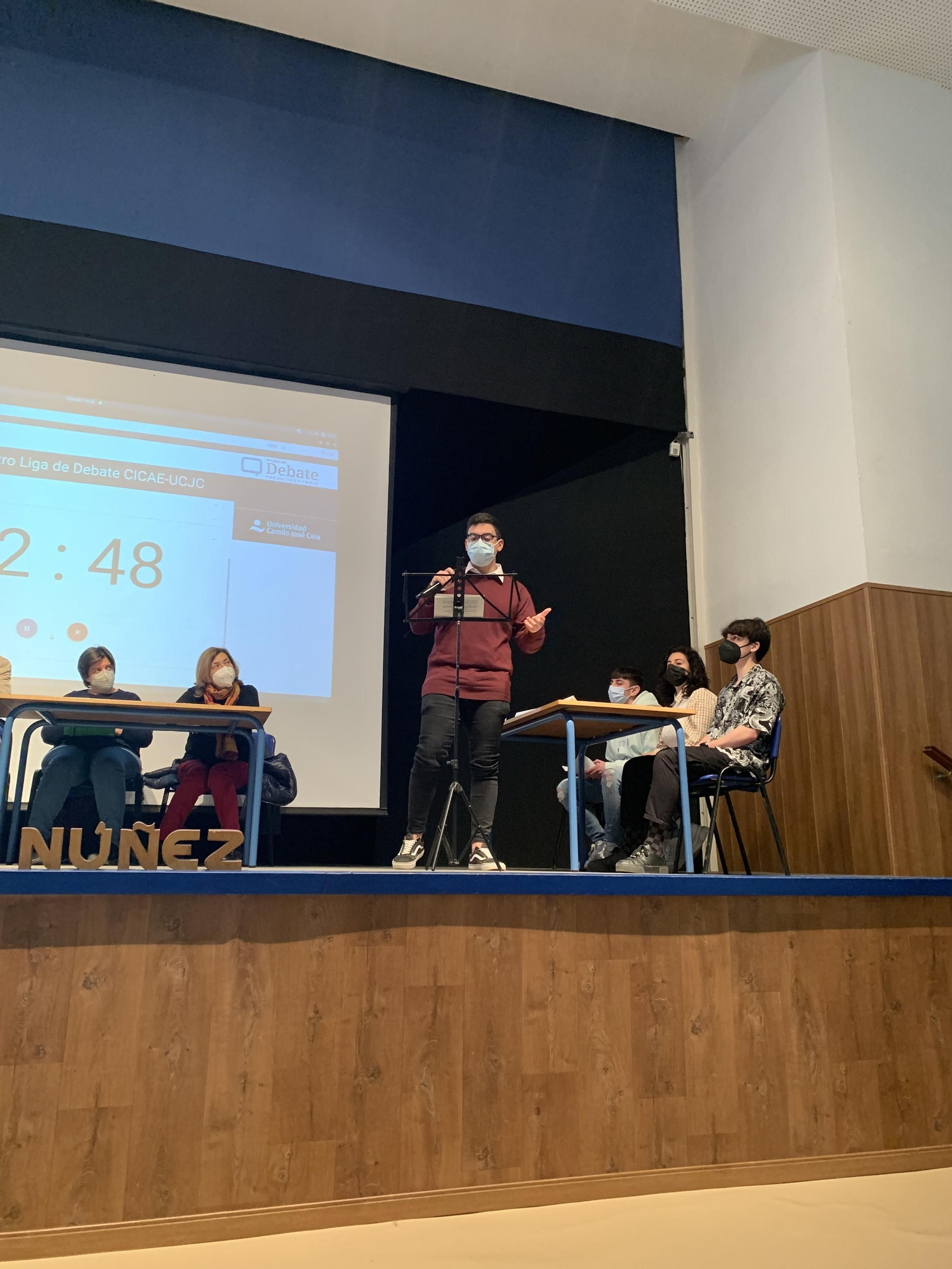 Otro momento de la final.