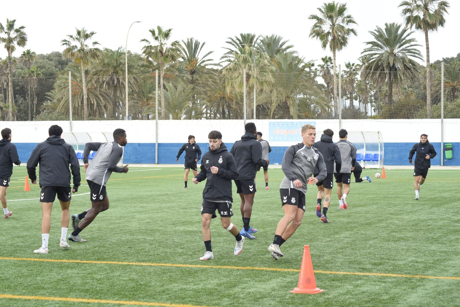 Las fotos del primer entrenamiento de Ángel Mancheño con la Balona