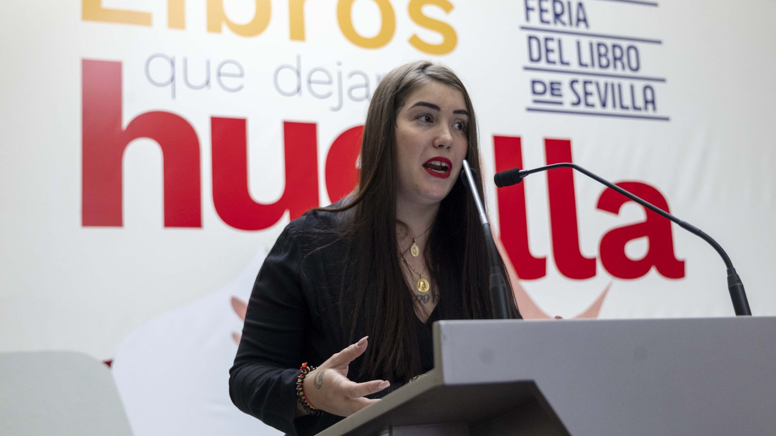 Elisa García Grandes asistió al acto de inauguración.