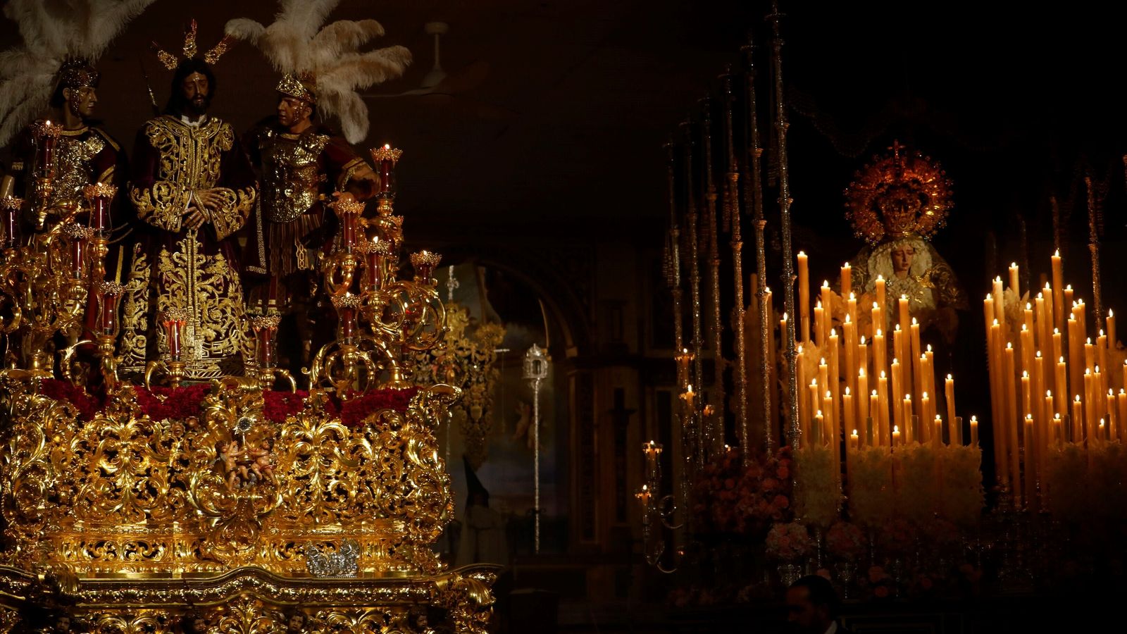 Los titulares de la Estrella, en el interior de San Fernando.