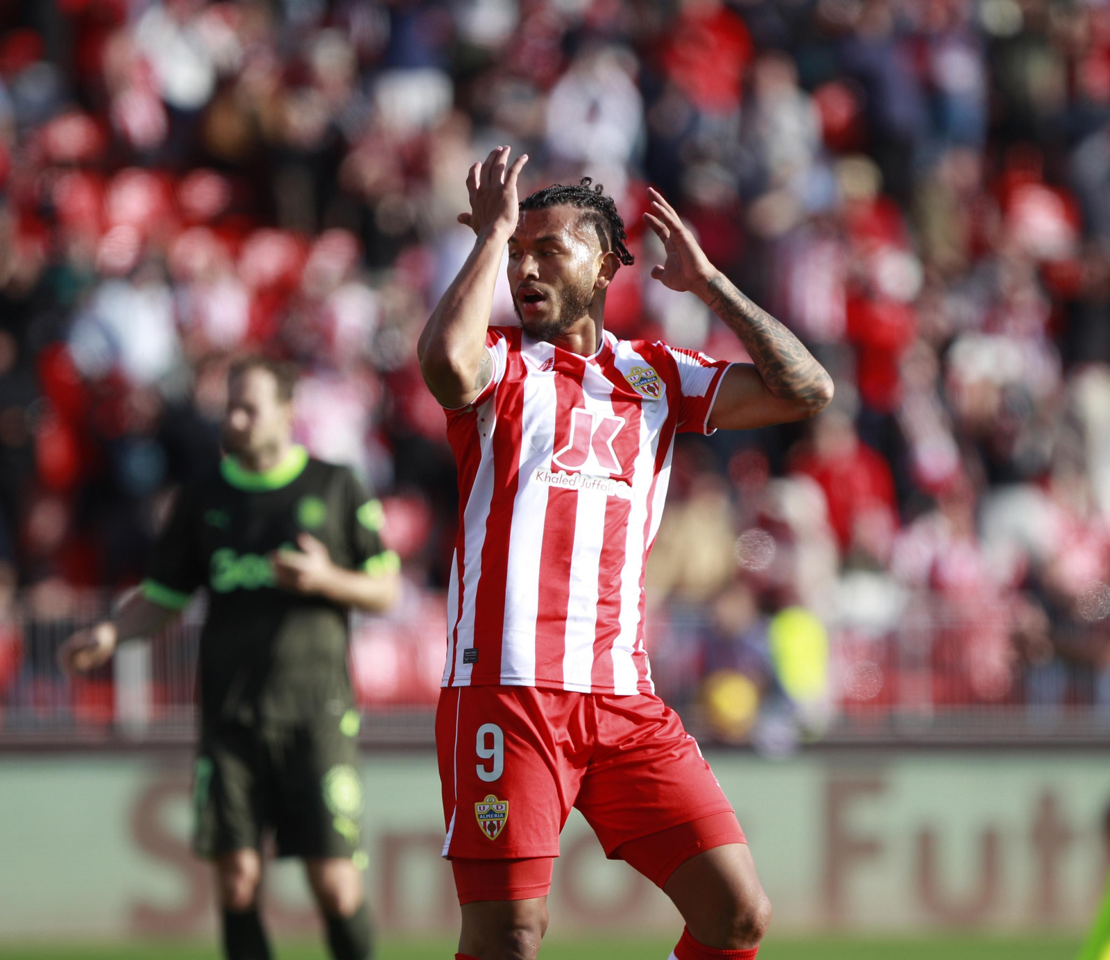 Las mejores imágenes del partido de fútbol U.D. Almería-Girona F.C.