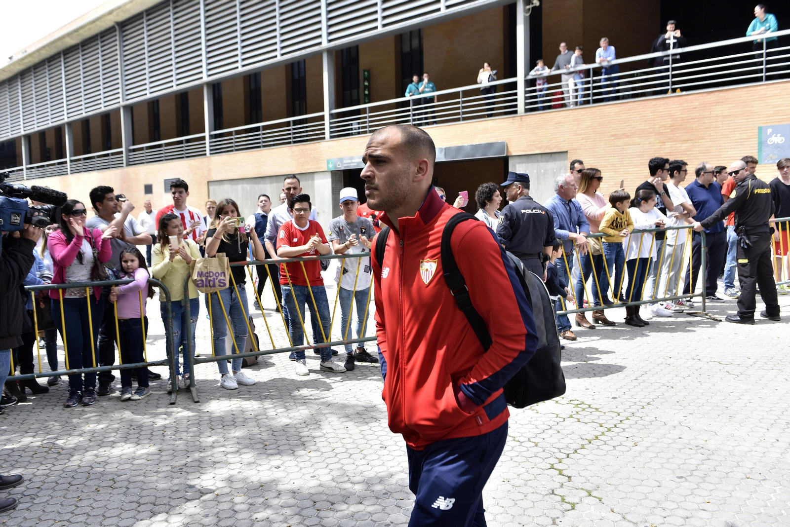 Las imágenes de la llegada del Sevilla