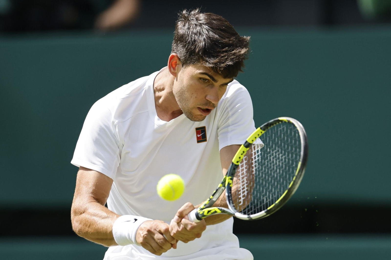 Las imágenes del debut de Alcaraz en Wimbledon y del resto de la jornada