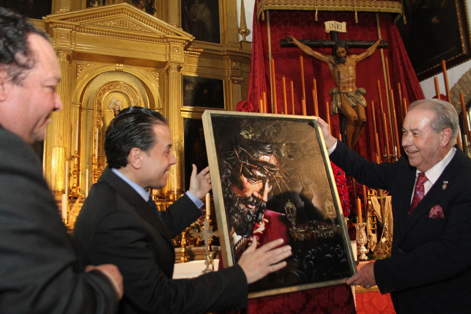 Imágenes de la Presentación del cartel del Vía Crucis de Pasión en las Agustinas